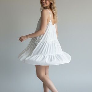 NWT-Area Stars White Slip Dress- M